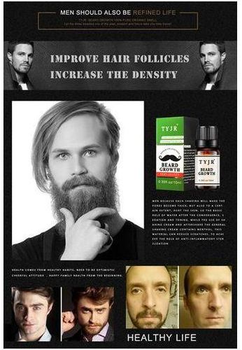 TYJR Rapid Beard Hair Growth Oil For Fuller Longer, Thicker Beard price  from jumia in Nigeria - Yaoota!