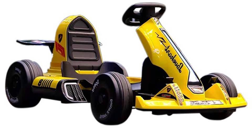 Megastar - Ride On 12 V Fusion Go Kart Buggy - Yellow- Babystore.ae