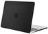 Protective Hard Shell Case Cover For MacBook New Pro 15-Inch Matte Black