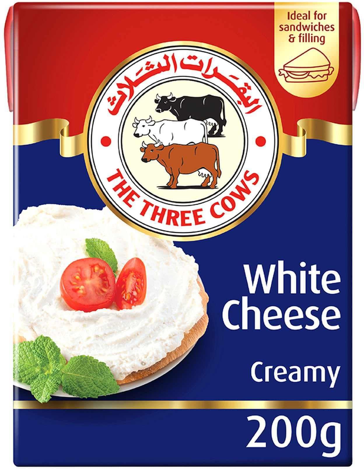 The Three Cows White Creamy Cheese 200g