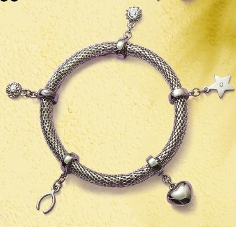 Avon Kaylee 5 Charm Good Luck Bracelet