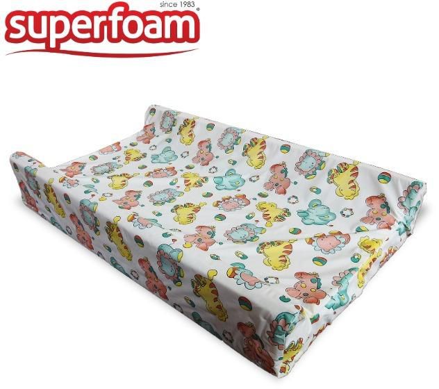Superfoam Baby Changing Pad-Waterproof and Contoured.-31 x 18 x 4