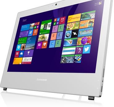 Lenovo All-In-One S40-40 WHITE, 21.5″ FHD 10-Point Touch, i5-4460S, 4GB, 1TB, 1GB