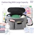Multi-functional Diaper Bag Dust-proof Baby Backpack with Detachable Shoulder Strap Lightweight and Portable Internal Compartment Front Double Pockets