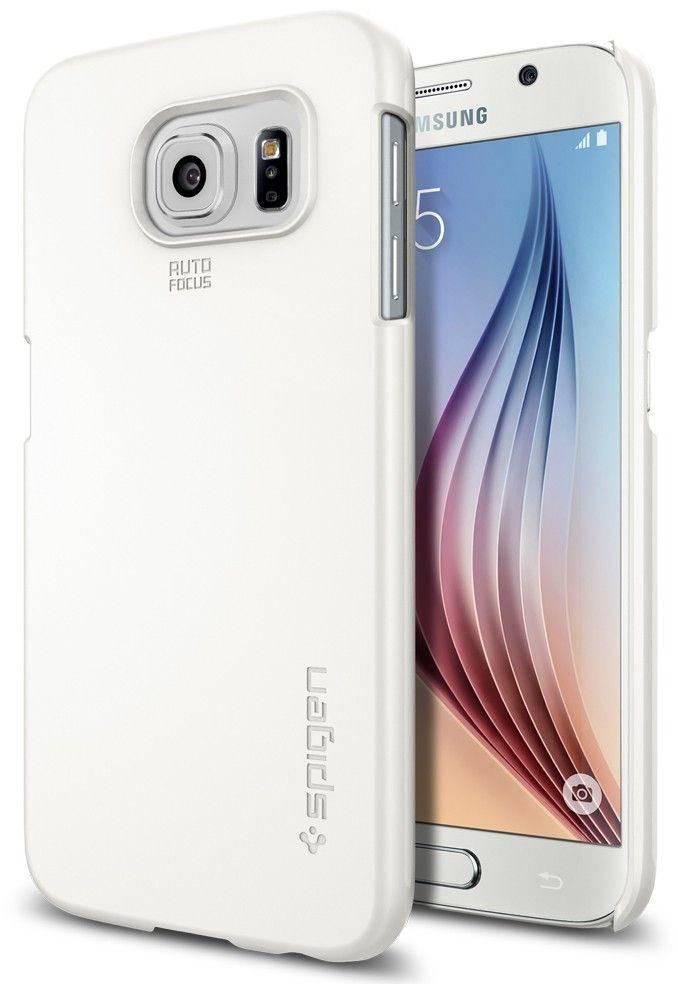 Spigen Samsung Galaxy S6 Thin Fit Case / Cover [Shimmery White]