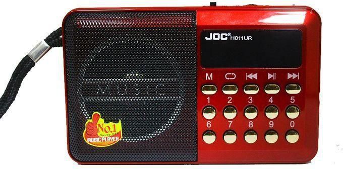 Joc Fm Radio Rechargeable Digital FM Radio Mp3 Music Player