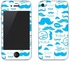 Vinyl Skin Decal For Apple iPhone 4S Le Moustache