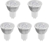 Generic 5PCS 12W 220V GU5.3 Dimmable White LED Spotlight Bulb 30 Degree Beam Angle Lamp For Home Pendant Lighting 220V - White