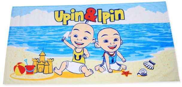 Upin &amp; Ipin Beach Towel
