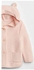 GAP Knitted Cute Bear Hoodie Sweater For Baby With Bear Ears, Size 12-18 M - Milkshake Pink
