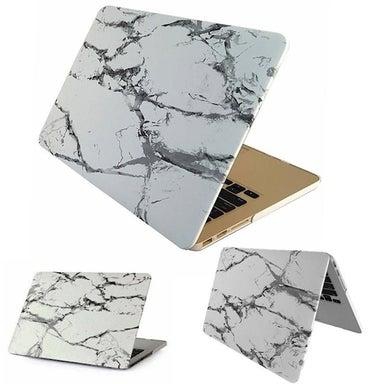 Marble Rubber Coated Soft Touch Finish Case Cover For Apple Macbook Pro 13/13.3 Inch Multicolour