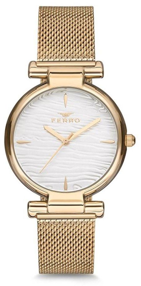 Ferro F40031 Analog White Dial Women's Watch