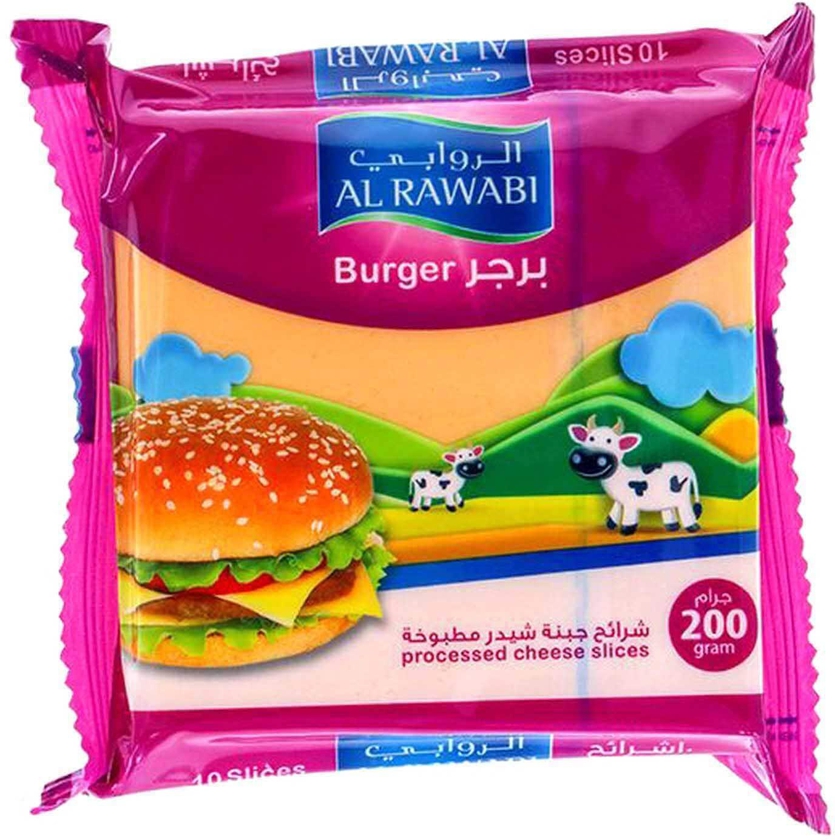 Al Rawabi Sliced Burger Cheese 200g