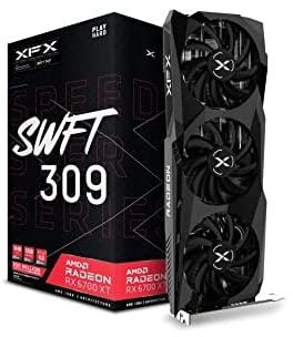 XFX Speedster SWFT309 AMD Radeon RX 6700 XT CORE Gaming Graphics Card with 12GB GDDR6 HDMI 3xDP, AMD RDNA 2 RX-67XTYJFDV