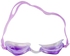 DZ-1600 Anti-Fog Swimming Goggle With Ear Plugs, Purple