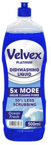 Velvex Dishwashing Liquid Ocean Fresh 500ml