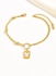 Stainless Steel 18k Gold Plated Anklet