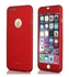 iPaky IPhone 6 Plus/iphone 6s Plus - IPaky 360 Full Protection Case With Glass Screen Protector (Apple Cutout) - Red