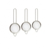 Stainless Steel Tea Infuser/set Of 3 - Silver-May vary
