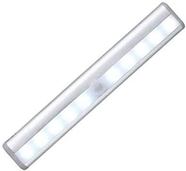 LED Cabinet Light IR Infrared Motion Detector Sensor Closet Night Light Lamp 10LEDs Induction Wardrobe Step Lights Bar