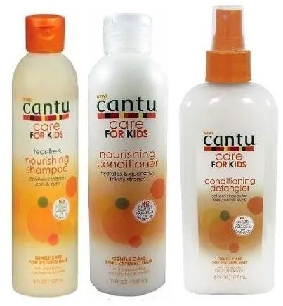 Cantu Care for Kids Shampoo + Conditioner + Detangler "Set"