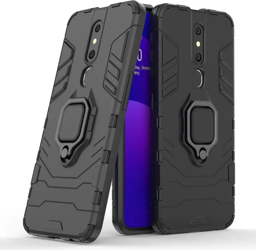 Phone Case for OPPO F11 Pro [Drop-protection] with Car Magnetic Ring Holder navy for OPPO F11 Pro