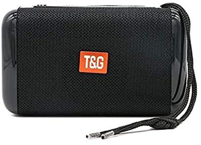 T&G Portable Wireless Bluetooth Speakers, Rich Bass Speaker with Built-in Mic for iPhone, iPad, Smart Phone, Laptops and More (Black)