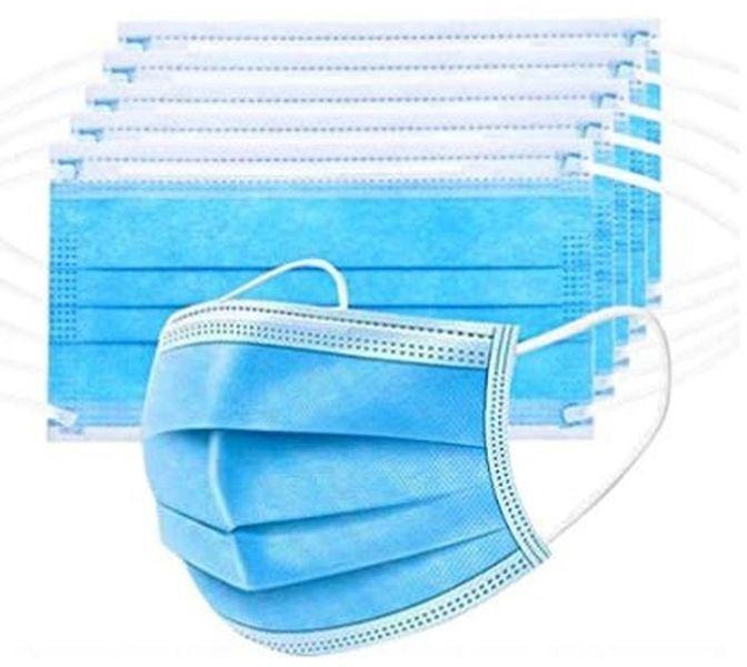 Disposable Face Mask With Elastic Earloop 3-ply Soft