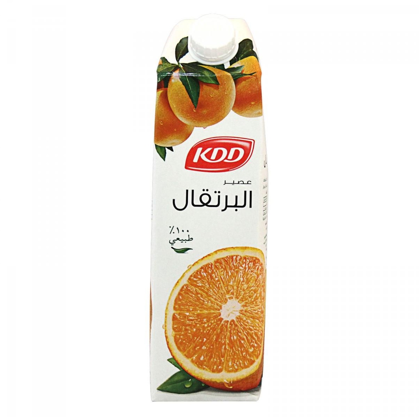 Kdd 100% Natural Orange Juice 1 Ltr