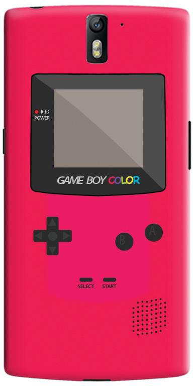 Stylizedd OnePlus One Slim Snap Case Cover Matte Finish - Gameboy Color - Pink