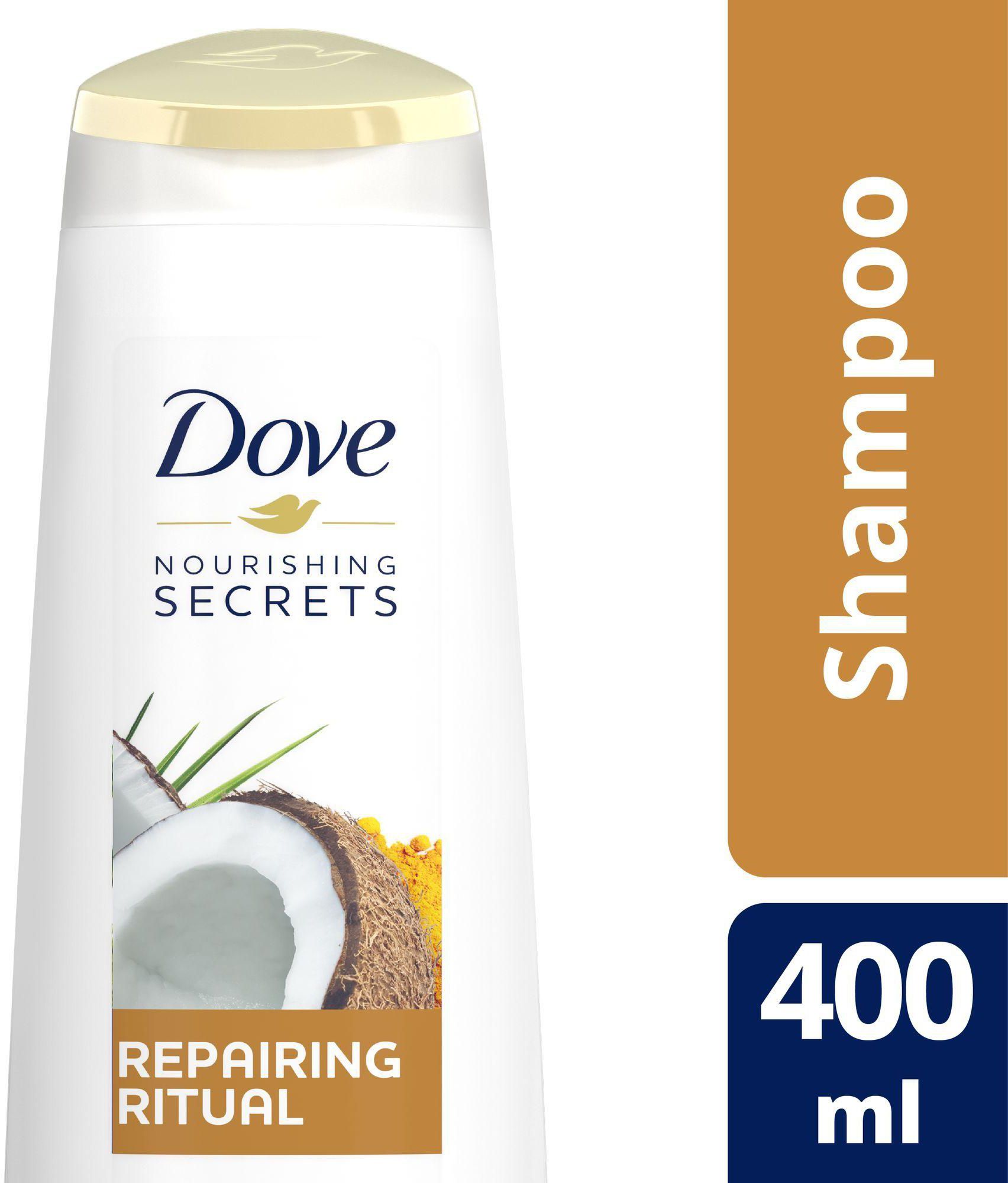 Dove, Hair Shampoo, Repairing Ritual, Coconut - 400 Ml