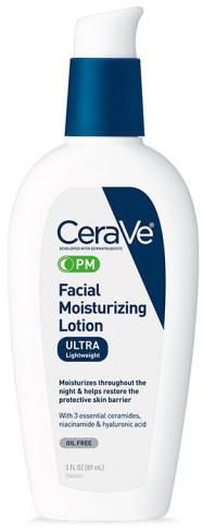 CeraVe PM Facial Moisturizing Lotion for Nighttime - 3Oz