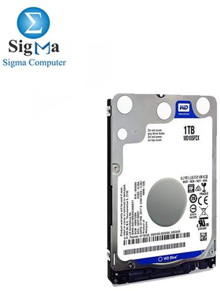 Western Digital 1TB Hard Disk Drive - 5400 RPM SATA 6 Gb s 128MB Cache 2.5 Inch LAPTOP - WD10SPZX - Blue