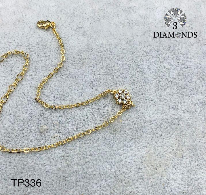 3Diamonds Bracelet For Women Gold Plated