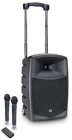 Roadbuddy 10 Battery Powered Bluetooth Speaker With Mixer And 2 Wireless Microphone - Hhd2b6 