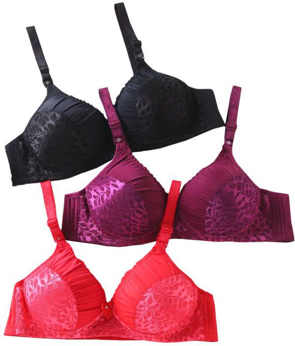 Charm Non Wired Adored Bra [L28696] - 4 Sizes (3 Colors)