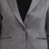M.Sou Solid Buttoned Blazer -Light Grey