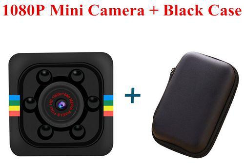 Generic Camera SQ11 PRO Mini Camera HD 1080P Camara espia secret camera Support Hiden TFcard PK SQ16 SQ13 SQ12 SQ8 SQ6 SQ19 JUN(1080P and Black case)