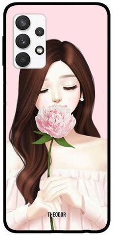 Protective Case Cover For Samsung Galaxy A32 5G Flower Girl