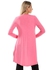 Esla Cotton Cardigan With Detailed Pattern - Dark Pink