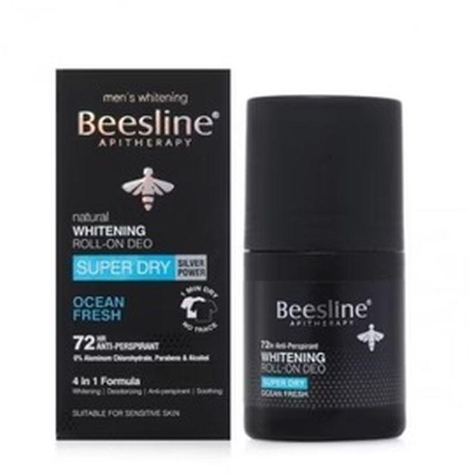 Beesline Deodorant Whitening Roll-Ocean Fresh-Super Dry-72h-4in1-50ml