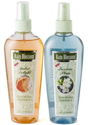Rain Blossom Amber Delight Body Splash + Luscious Plum Body Splash - For Women - 236ml