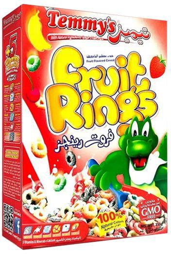 Temmy's Fruit Rings Cereal - 250g