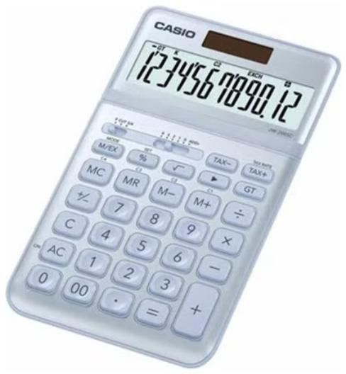 Casio Premium Stylish Calculator Blue JW-200SC-BU-N-DP