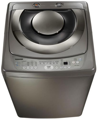 TOSHIBA Washing Machine Top Automatic 10 Kg With Pump In Dark Silver Color AEW-9790SUP(DS)