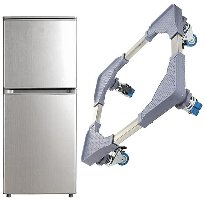 Generic Adjustable Washing Machine Base Refrigerator Undercarriage Bracket Stand Plastic