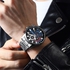Curren 8415 Black Silver Quartz Watch Business Men Sport Wristwatch