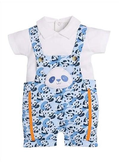 Baby Go Infant Wear Short sleeve Printed Pure Cotton Baby DUNGREE in MULTI DESIGN & COLOR,