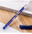 قلم حبر جاف برأس كروي قابل لإعادة الملء والمسح بسمك 0.5 مم أزرق
