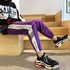 Stretch purple cropped trousers men's ultra-thin fashion trend bunches feet Harlan sports casual pants